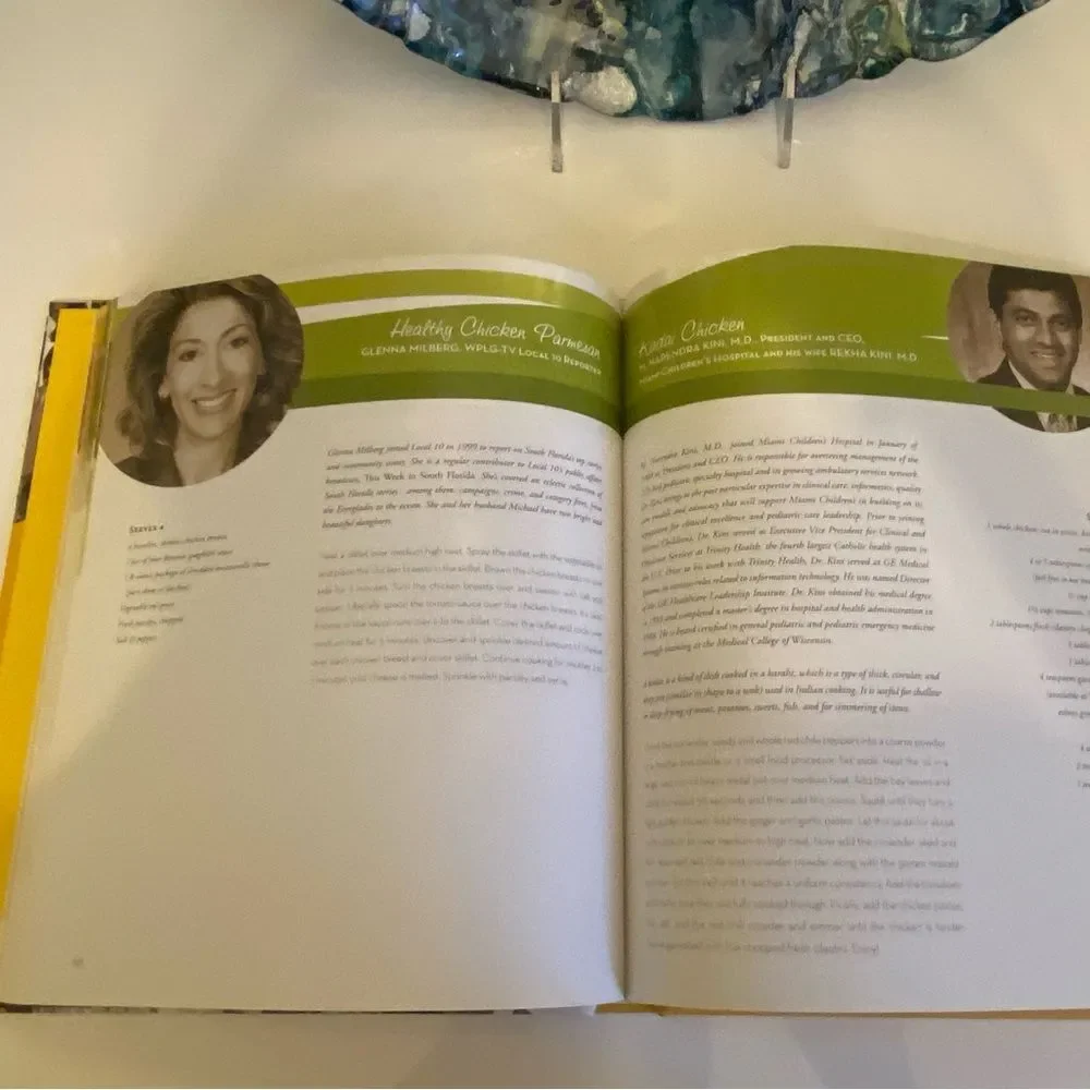 Cookbook written by well known personalities